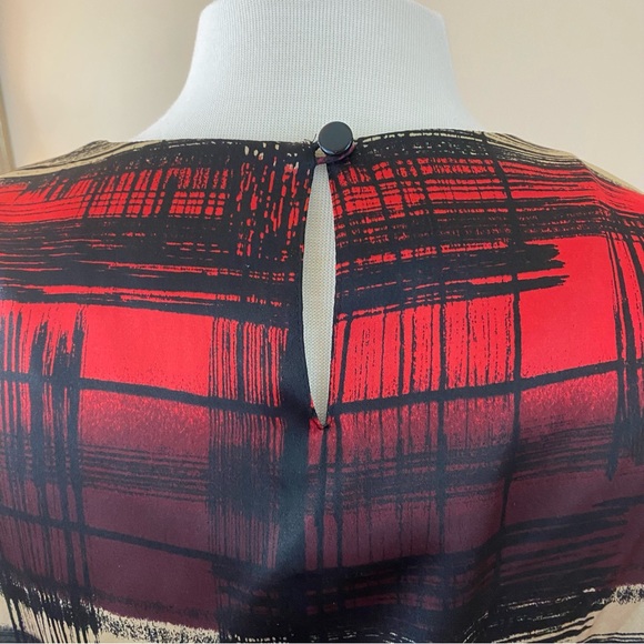 Kasper Multicolor Top and White Skirt Set - Picture 7 of 10